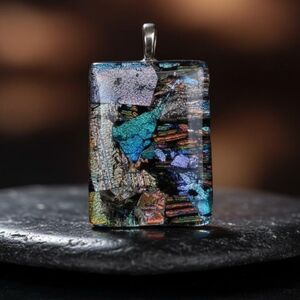Dichroic Glass Pendant